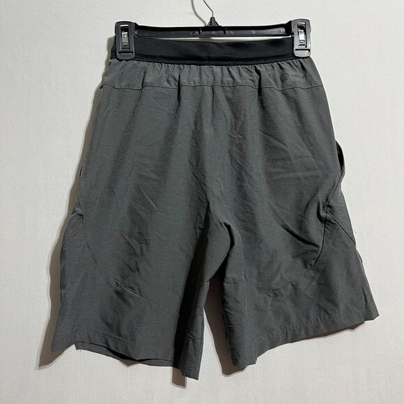 Adidas Axis‎ Woven Shorts Men's XS Gray Logo Training Entrenamiento Drawstring - Picture 5 of 5